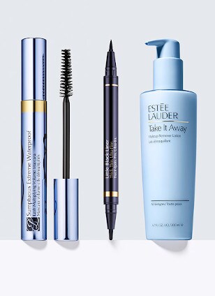 Sumptuous Extreme Waterproof Mascara & Little Black Liner & Take It Away Makeup Remover Lotion